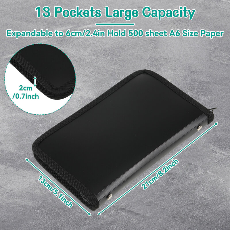 Stylish Receipt Organizer For Easy And Efficient Filing Durable And Stylish Folders Plastic