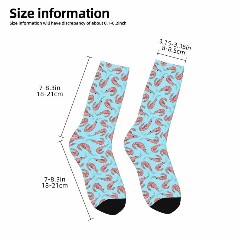 Shrimps Socks Harajuku Super Soft Stockings All Season Long Socks Accessories for Man's Woman's Birthday Present