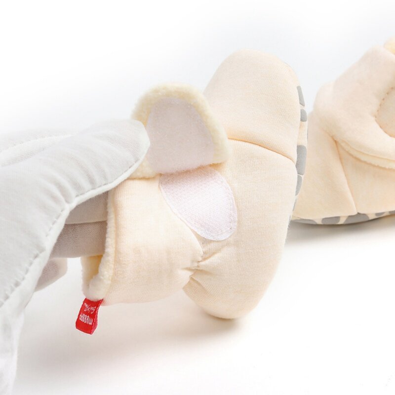 Winter Newborn Baby Shoes Warm Plush Toddler Boots First Walkers Infant Girls Boys Soft Sole Anti-slip Snow Booties Crib Shoes