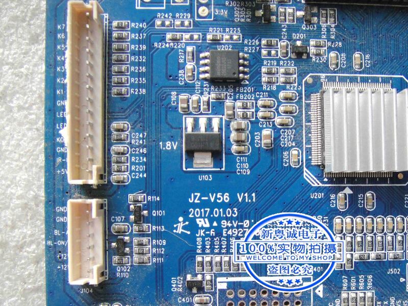 Placa-mãe industrial, LCD Driver Board, Liding Display, QB236A, JZ-V56, V1.1