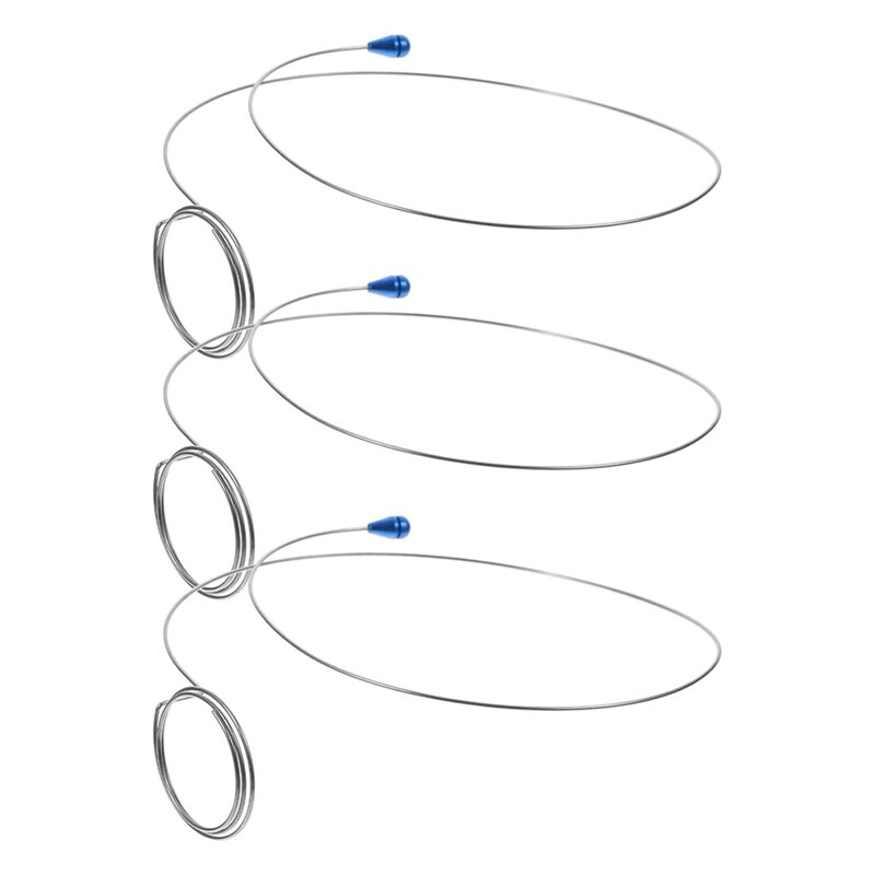 Supporti per cavi 3 pezzi feritoie per occhiali in filo di acciaio inossidabile supporto per occhiali supporto per lente d'ingrandimento per cinturino supporto per lente d'ingrandimento per orologio facile da usare