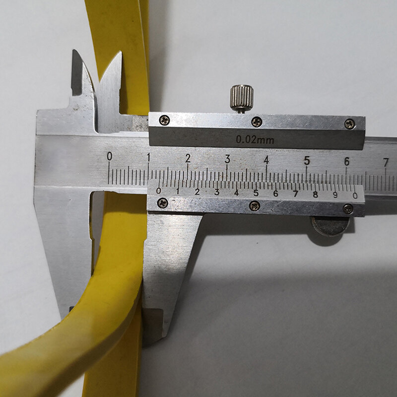 Rueda de sierra de banda para carpintería de 8 pulgadas, banda de goma amarilla, rueda de desplazamiento, anillo de goma, herramienta antideslizante/antiruido, pieza de repuesto de 205mm