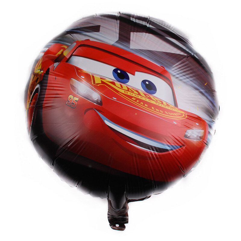 Disney Cars Lightning Mcqueen Balloon Set, suministros para Baby Shower, decoraciones para fiestas de cumpleaños, regalos de juguete para niños, Globos de aire