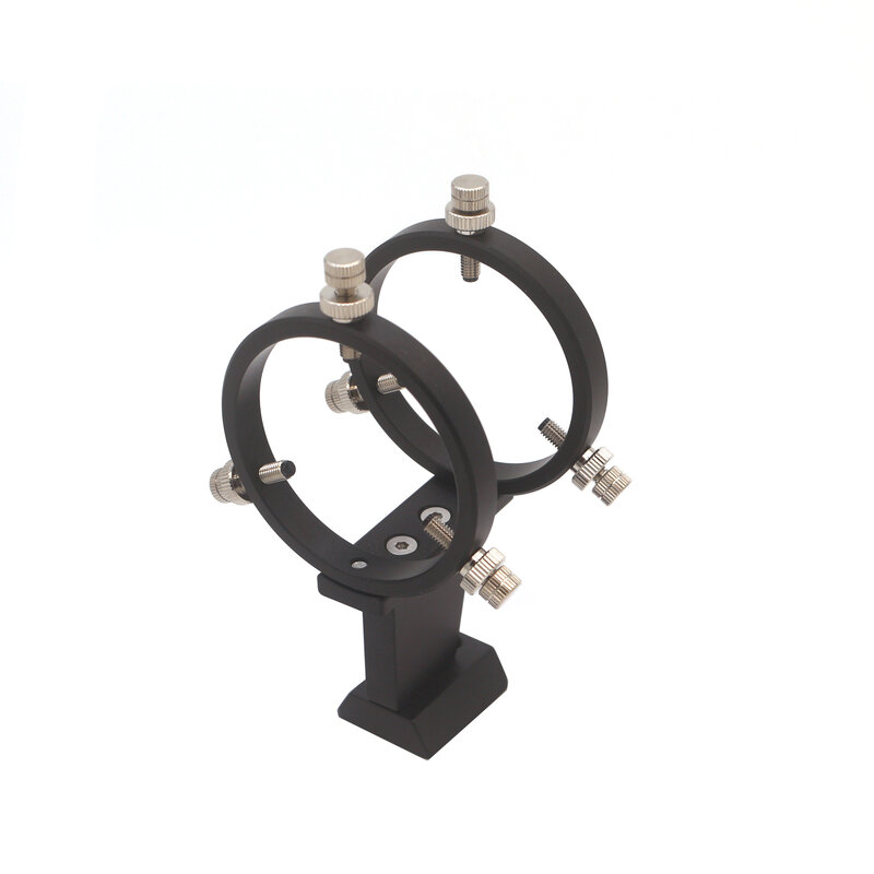 LAIDA-Finder Support de montage de lunette, lunette de guidage réglable, anneau de fixation, alliage d'aluminium pour télescope astronomique, 46mm-63mm