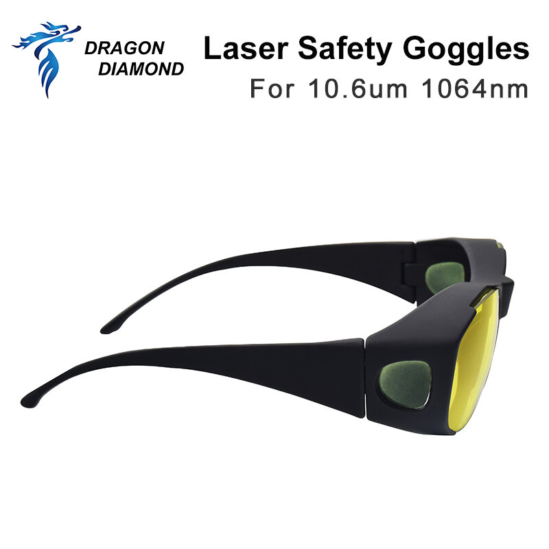 10.6um 1064nm occhiali di sicurezza Laser occhiali protettivi occhiali di protezione scudo OD4 per fibra YAG DPSS e macchina Laser Co2