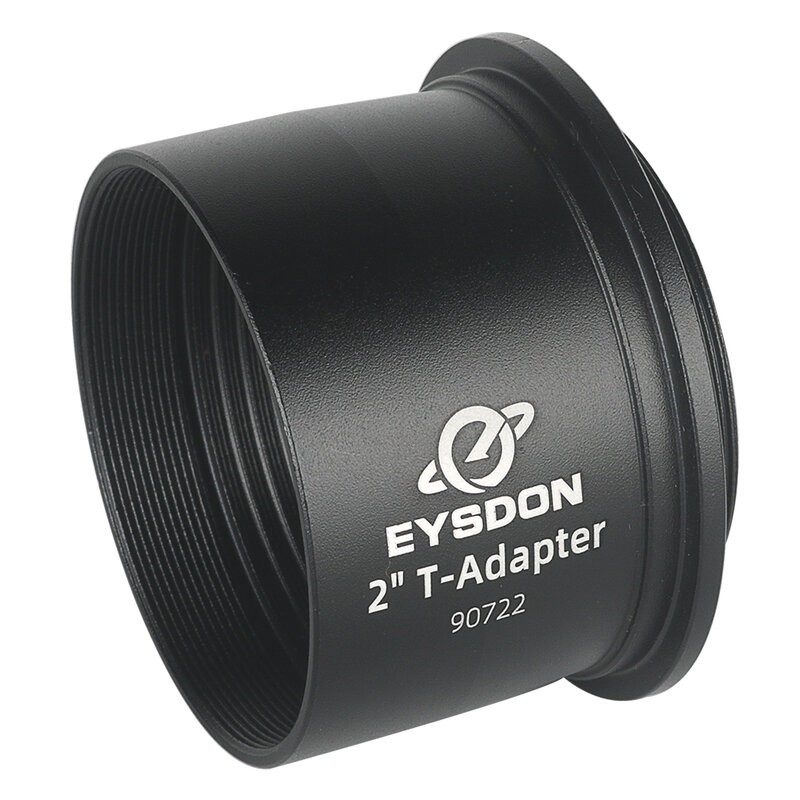 EYSDON adattatore per fotocamera con filettatura M42 T/T2 da 2 pollici per fotografia Prime Focus-completamente in metallo-#90722