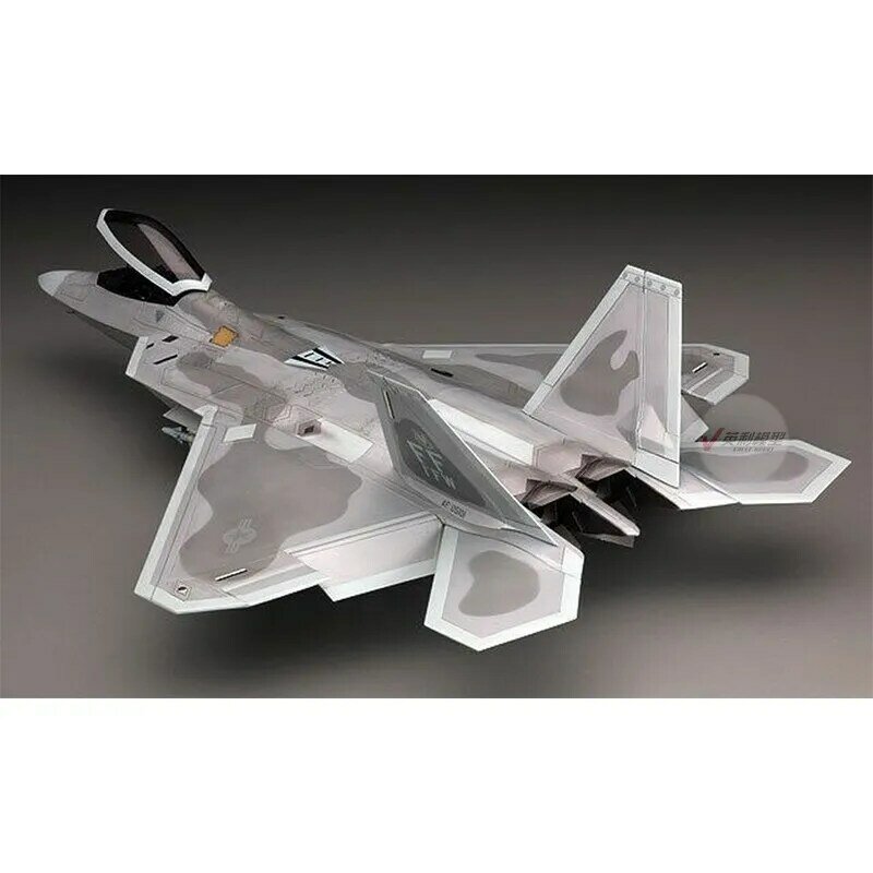 Hasegawa-modelo ensamblado estático 07245, juguete a escala 1/48, para F-22 americano "Raptor", kit de combate oculto