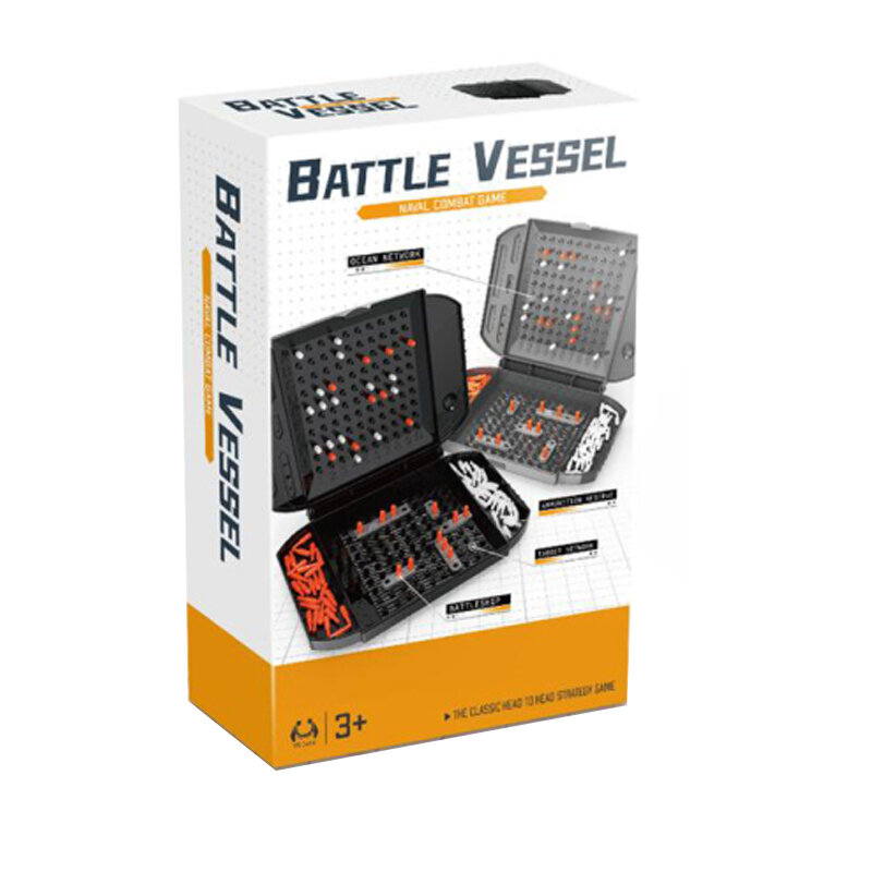 Brinquedo de xadrez naval do jogo de tabuleiro do navio da batalha do mar plástico da interação da forma para o multi-jogador