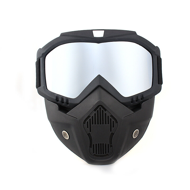 Outdoor-Fahrrad helm integral geformter Rennrad-Mountainbike-Helm wind dichter Motorrad-Fahrrad-Gesichts masken helm