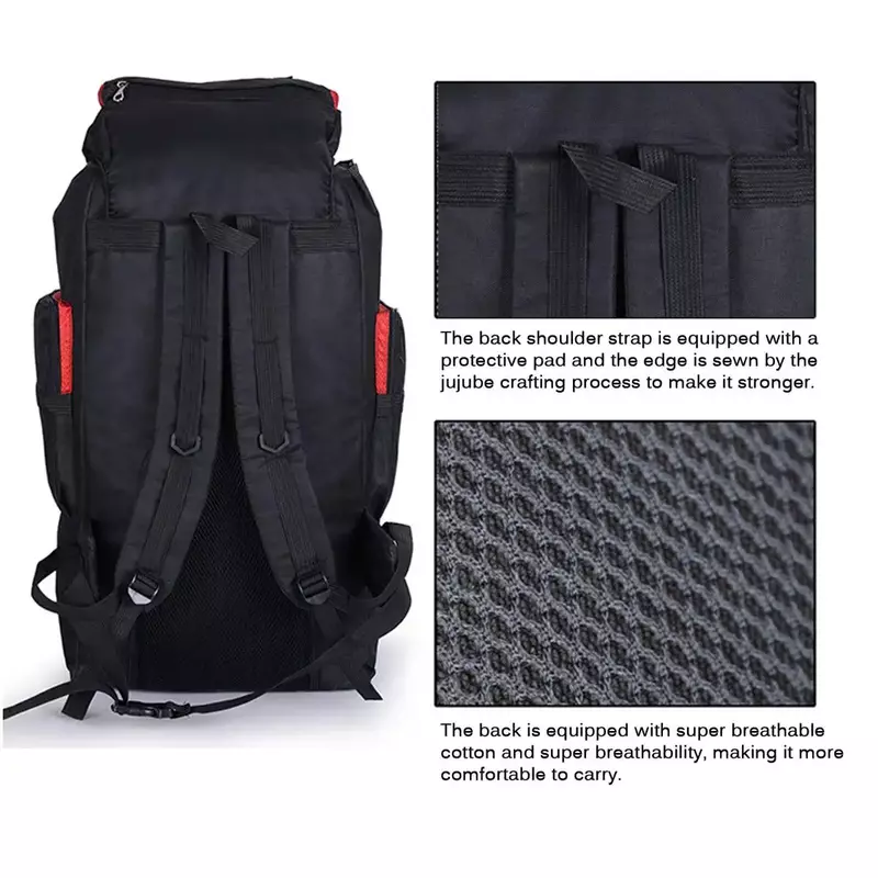 80L Outdoor Military Rucksacks Oxford Fabric Waterproof Tactical backpack Sports Camping Hiking Trekking Fishing Hunting Bags