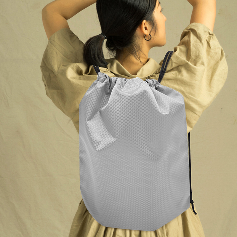 2pcs Drawstring Shoulder Bags Beach Drawstring Shoulder Bag Sports Storage Pouch Fitness Shoulder Bags