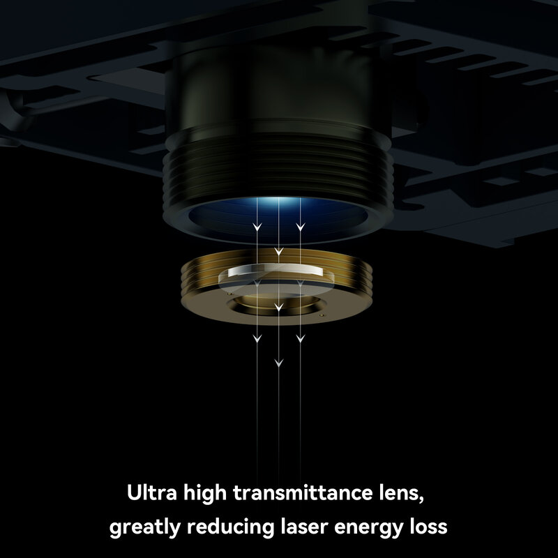 Lente padrão SCULPFUN para S30 Pro Max, lente laser, superfície reforçada, anti-óleo e anti-fumo, HighTransparent, Ultra-22W, 33W, 6pcs