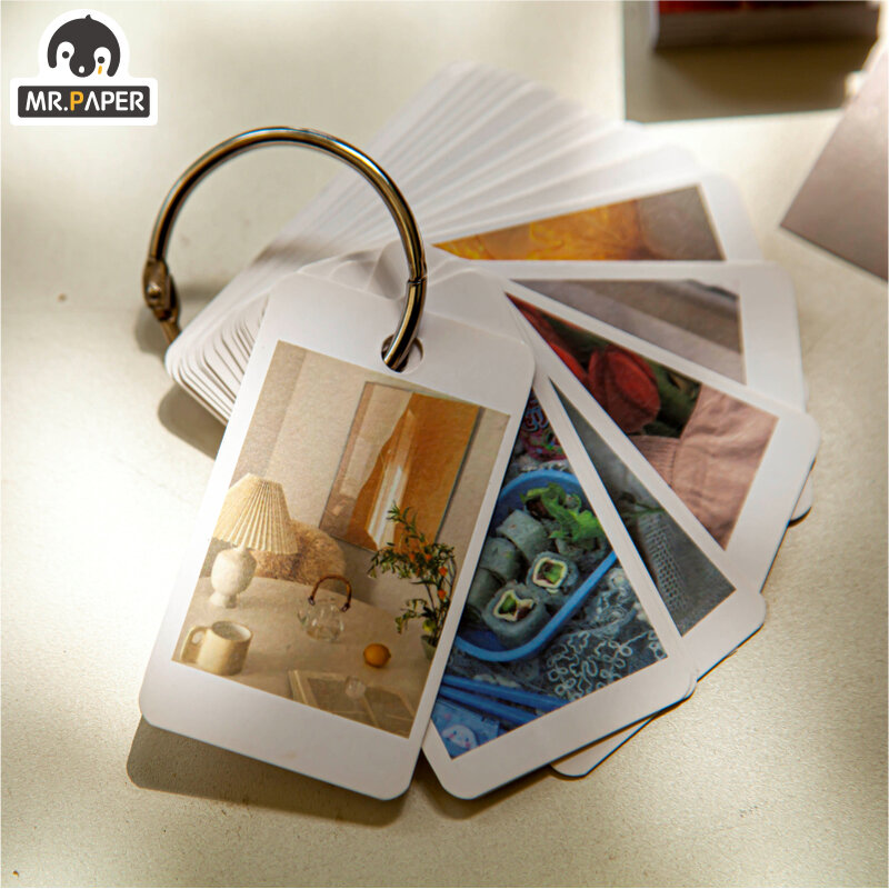 Mr. Papier 8 Ontwerp Ins Stijl Japanse Romantische Serie Frame Sticker Creative Mini Pocket Decoratie Diy Materiaal Sticker