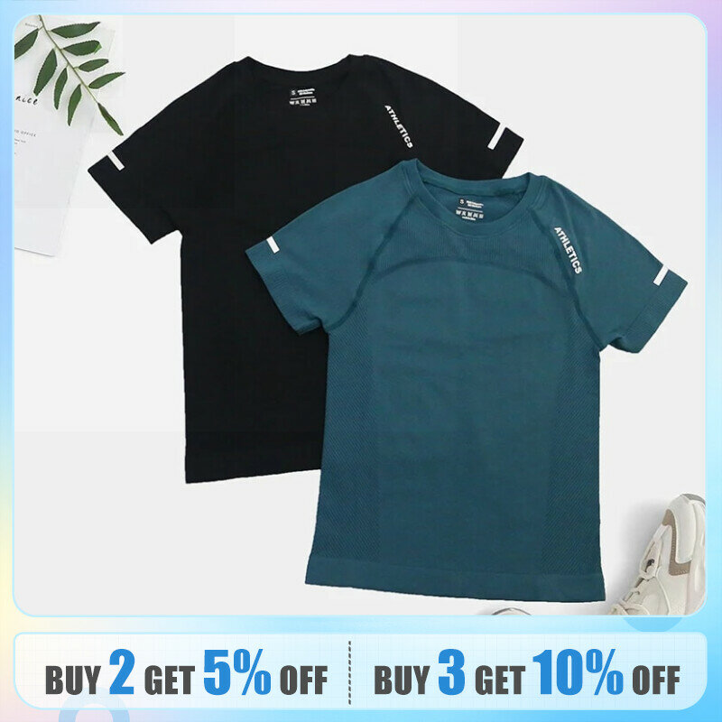 Camisetas de yoga sin costuras para mujer, camisetas de 2 piezas de entrenamiento deportivo con letras de yoga