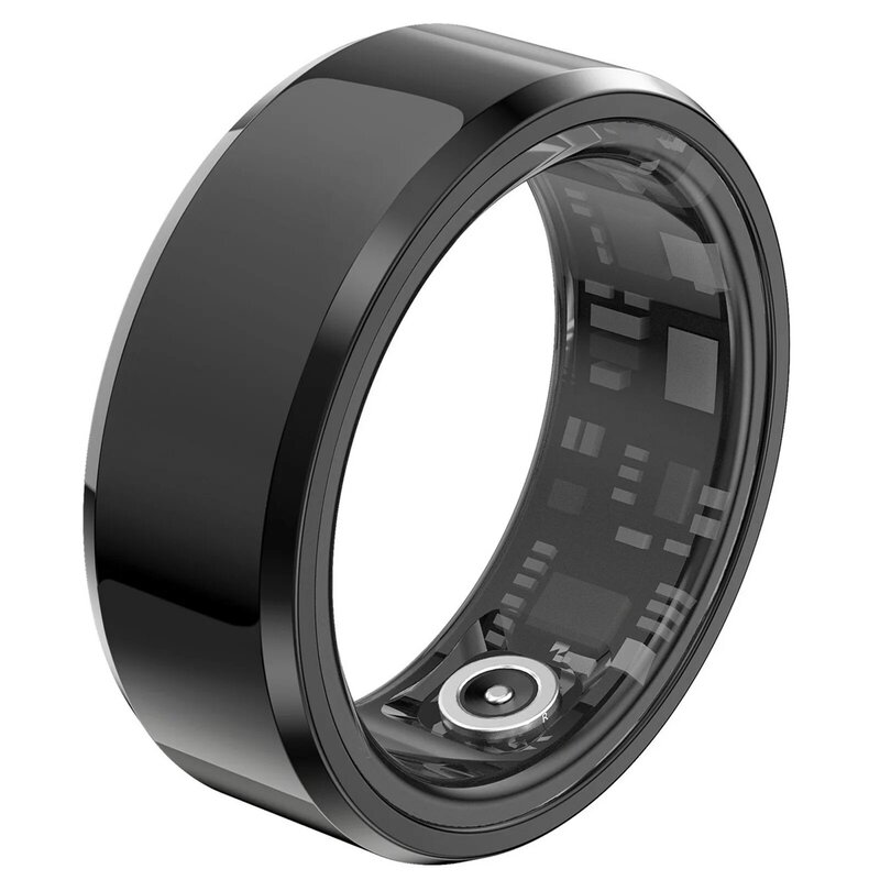 Умное кольцо, военный класс, титановая сталь, корпус, здоровье, Женский IP68, 3ATM водонепроницаемый спортивный браслет с Bluetooth Ms