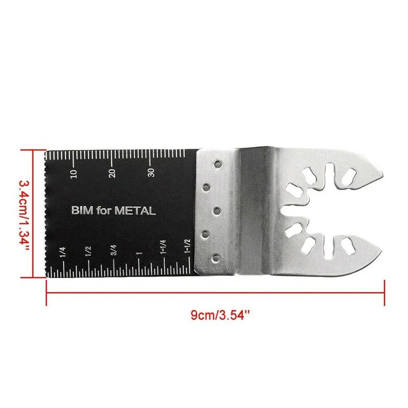 Universal Bi-Metal Oscilante Multi Tool Saw Blade, 34mm, Lâmina de serra para corte de metal e madeira, Ferramentas elétricas Acessórios