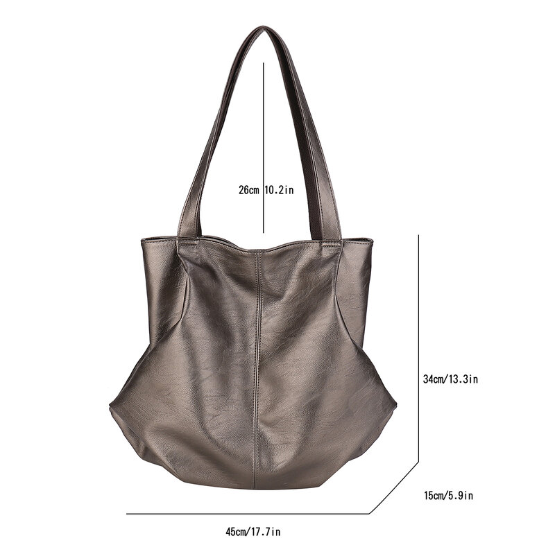 女性用PUレザーハンドバッグ,大容量バッグ,黒,高品質のハンドバッグ,ショッピング,トートバッグ