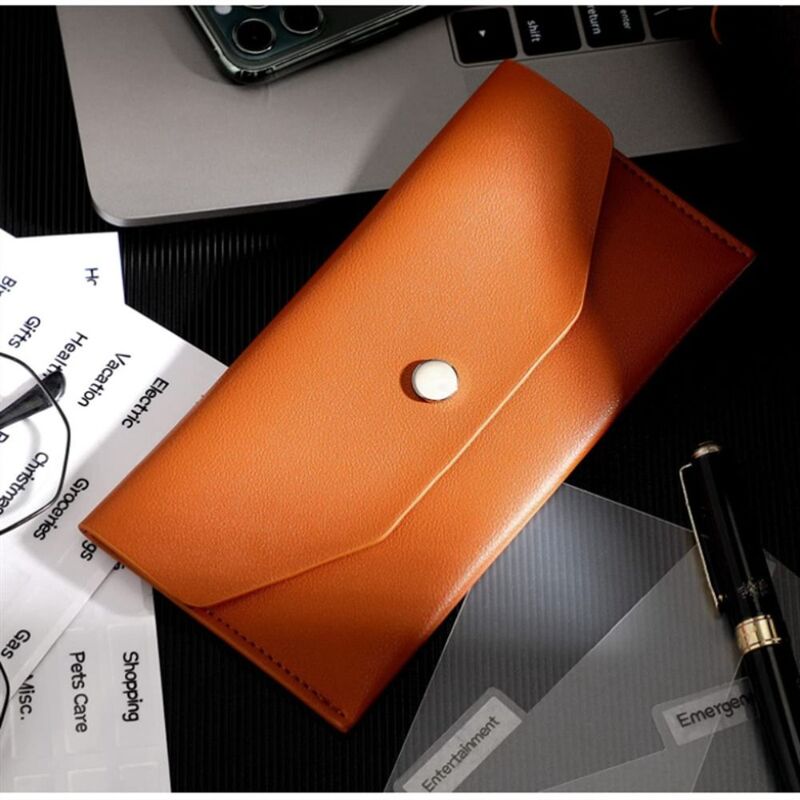 Классический Подарочный бумажник-конверт из искусственной кожи для женщин