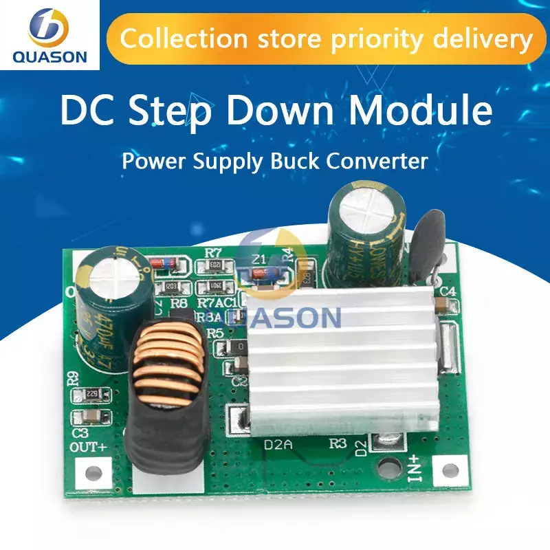 DC Step Down Module Power Supply Buck Converter Non-isolated Stabilizer 9V 12V 24V 36V 48V 72V 84V 120V to 5V / 12V 3A