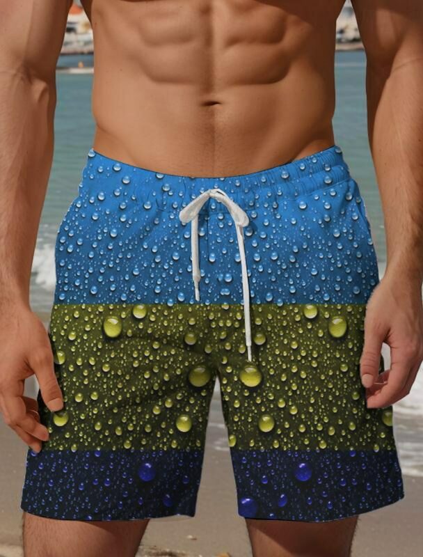 Calção de prancheta masculina impressa em 3D, calção de natação, cordão elástico na cintura, estilo havaiano Aloha, calção de praia de férias