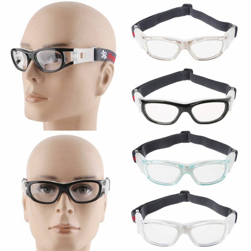 Unisex ฟุตบอลฟุตบอลแว่นตาป้องกันแว่นตาบาสเกตบอลแว่นตานิรภัย Y1QE