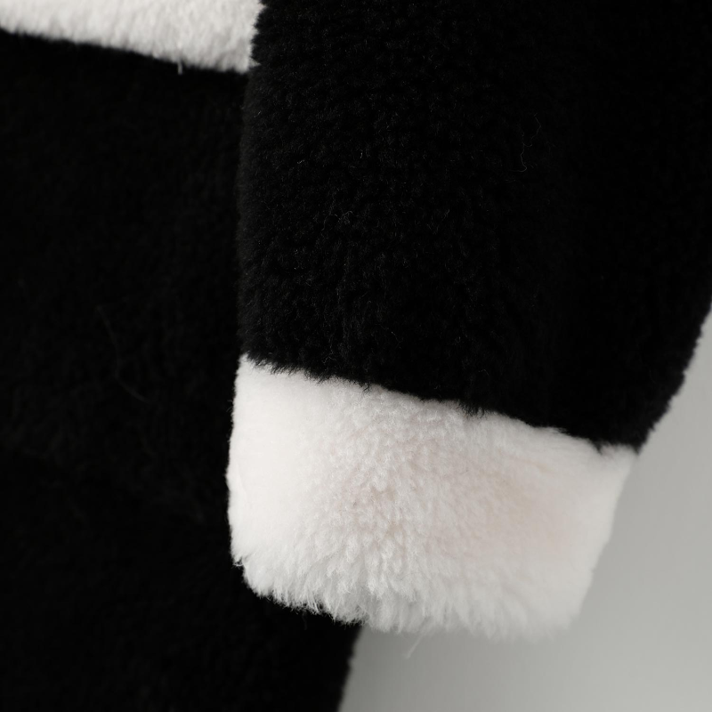 AYUNSUE зимнее 100% шерстяное меховое пальто, женская куртка из натуральной овечьей шерсти, женские шерстяные куртки средней длины, Женское пальто Sqq1365