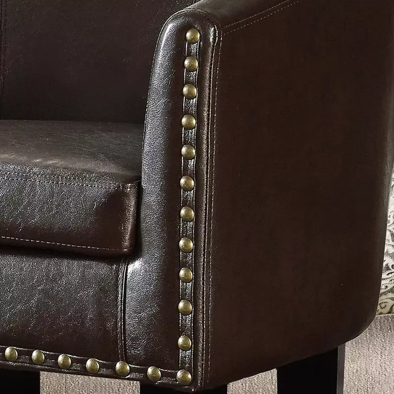 Kursi kamar tidur ruang tamu kursi ruang tamu dengan ember gaya klub untuk kursi Gaming sandaran kulit standar rumah