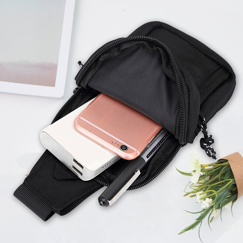 Ins Trend Mini Chest Bag Men Oxford Waterproof Small Crossbody Bags Camping Phone Belt Pouch Sports Outdoor Fanny Pack Wallet