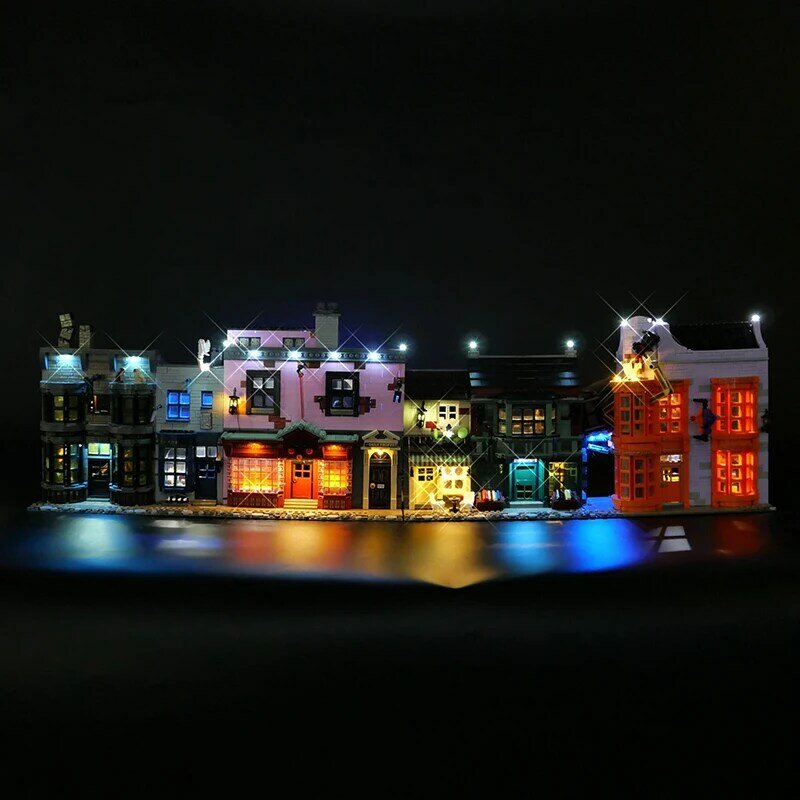 RC LED Light Kit For LEGO 75978 Diagon Alley Technical Building Blocks Toy（Only LED Light，Without Blocks Model)