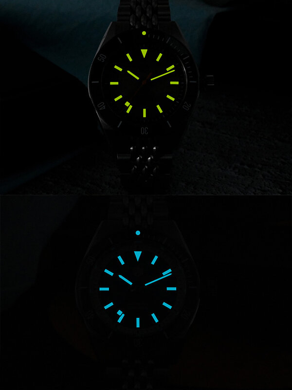 San Martin jam tangan Diver 39.5mm pria, baru NH35 otomatis mekanis safir tahan air 200m SN0115 Reloj