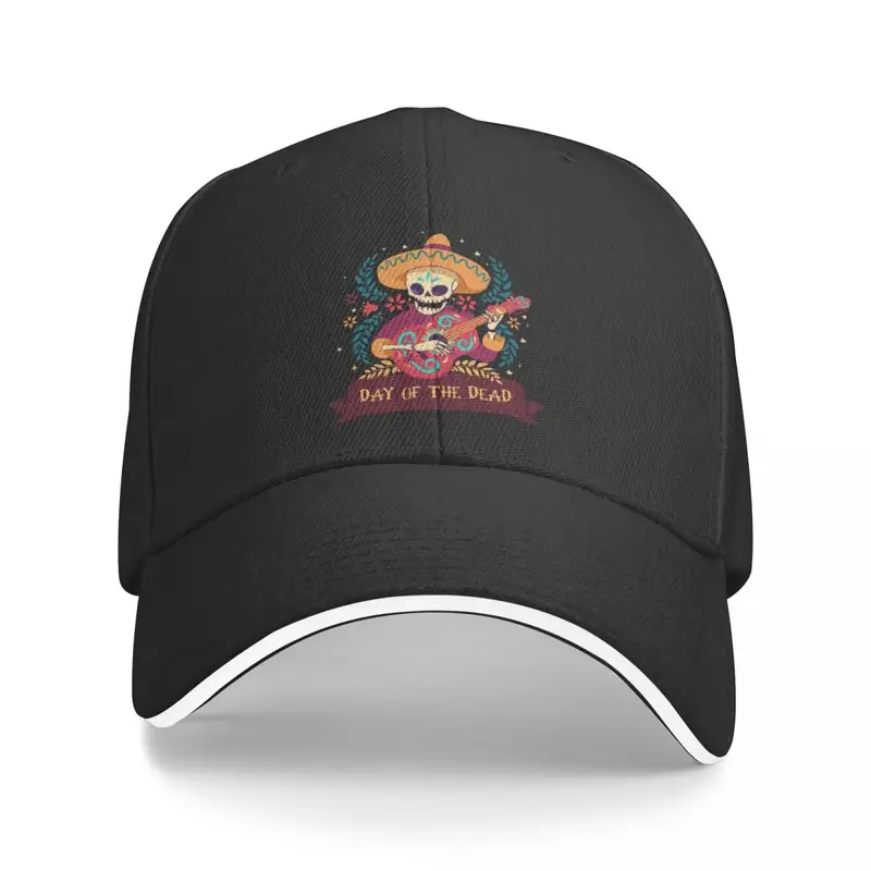 قبعة بيسبول للاعب الغيتار للرجال والنساء ، قبعة سناباك مخصصة ، قبعات أنيقة ، يوم الموتى