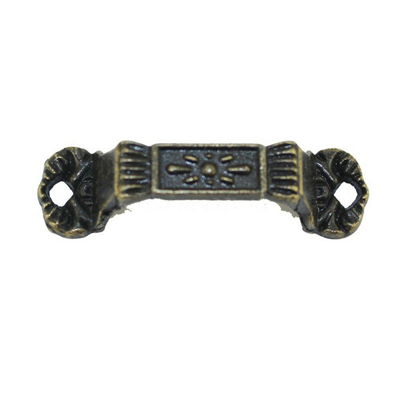 Poignée en alliage de Bronze Antique, poignée de tiroir de boîte à bijoux, poignée de boîte en bois, Mini poignée, accessoires de boîte cadeau 1 pièce