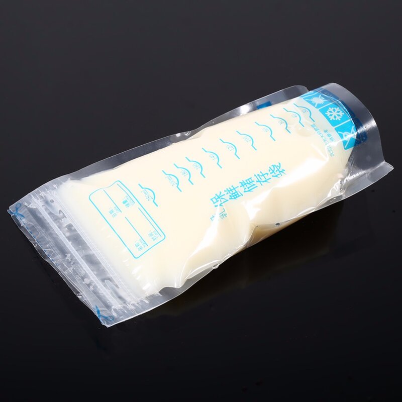 30 pz 250ml sacchetti per il congelatore del latte latte materno cibo per bambini sacchetto per il latte materno senza BPA borsa per l'alimentazione sicura del bambino pompa per il seno salva parte
