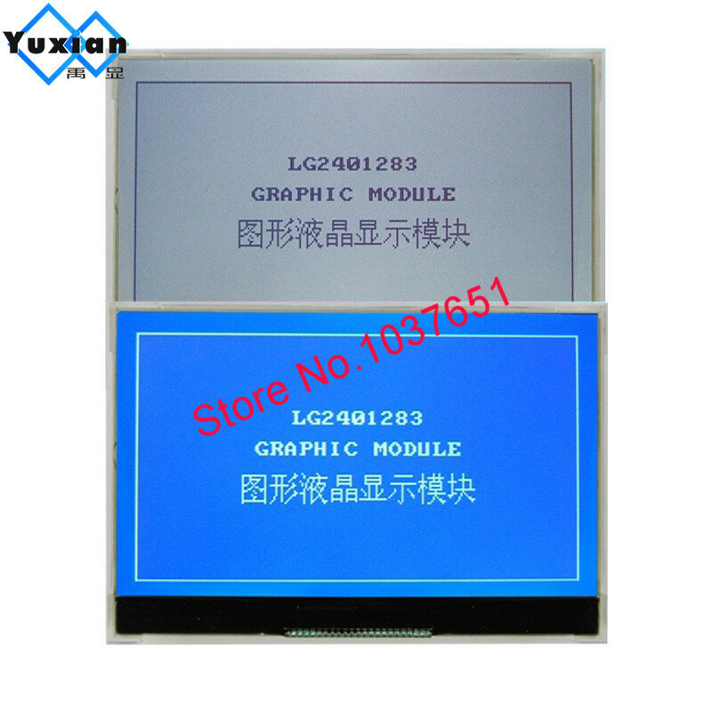 COG 240x128 3.7 "Mini mały wyświetlacz LCD z 23pin SPI UC1608X LG2401283