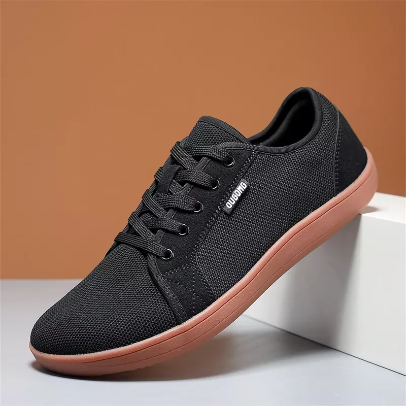 2024 Wide Barefoot Shoes for Men Women Canvas Sneaker Fashion Flats Soft Zero Drop Sole Wider Toe Minimalist Walking Shoes