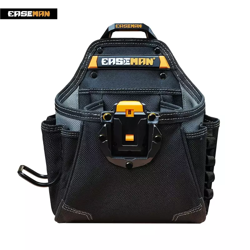 High-quality EASEMAN Tool Belt Bag Heavy Duty Empty Waterproof Tool Pouch with Quick-hook for Carpenters Electrician Man Gift