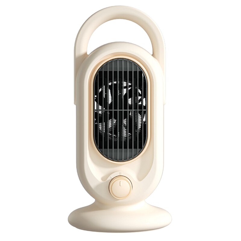 1200W Portable Space Heater With Two Adjustable Thermostat PTC Ceramic Heating Heater Fan Room Electric Heater