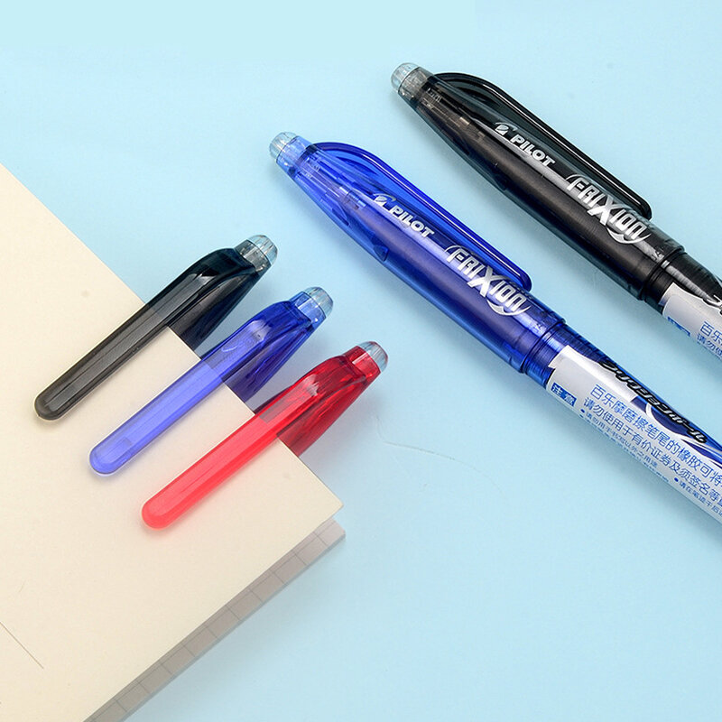 Pilot 0.5mm zmazywalny żel długopis z wkładami zestaw o dużej pojemności wymienny pręt zmywalny uchwyt do szkolnego biura pisanie piśmienne