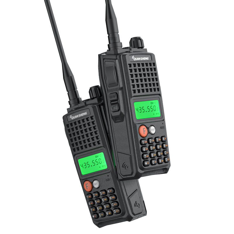 Quansheng K10AT walkie-talkie burro kong 10W de alta potência dispositivo remoto equipe ao ar livre marítimo marítimo plataforma portátil