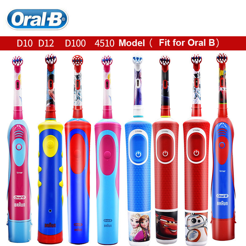 Cabeças de escova de substituição oral b do miúdo estágios potência eb10 escova macia recargas para oral b crianças escova de dentes elétrica 3 anos +