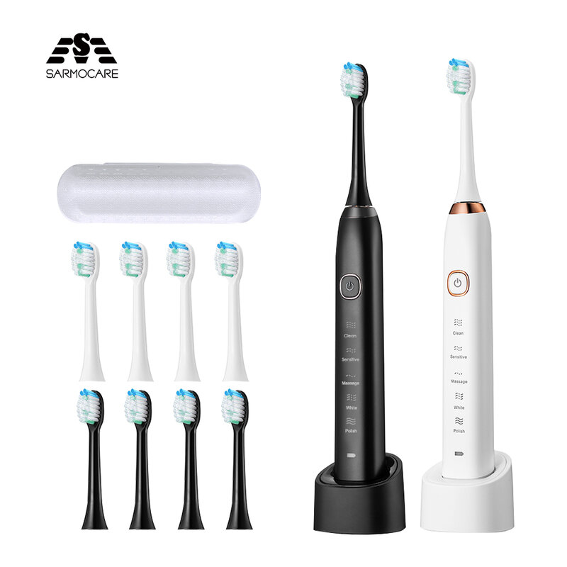 Escova de dentes sónica escova de dentes elétrico sonic electr elétrica Ultrasonic escova de dentes ultrassónico adulto escova de dentes elétrico portátil recarregável para adultos