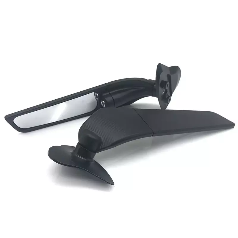 For YAMAHA YZF-R6 R7 Motorbike Modification Aluminium Alloy Fixed Wind Wing Rear View Mirror Wind Blade Reflector