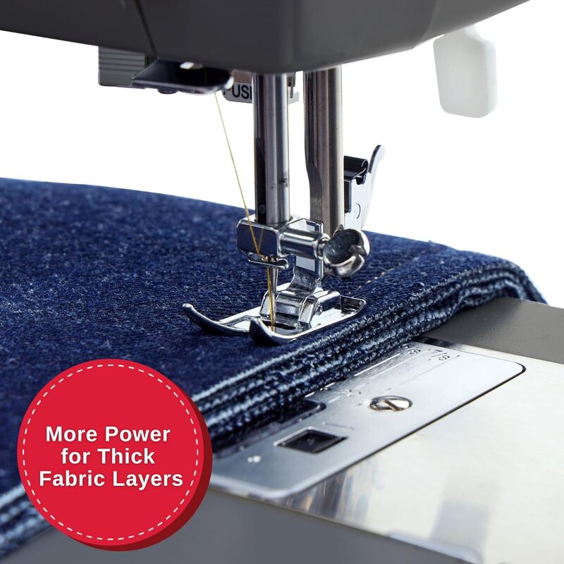 SINGER-máquina de coser resistente 4423, Kit de accesorios incluidos, 97 aplicaciones de puntada, Simple, fácil de usar y excelente