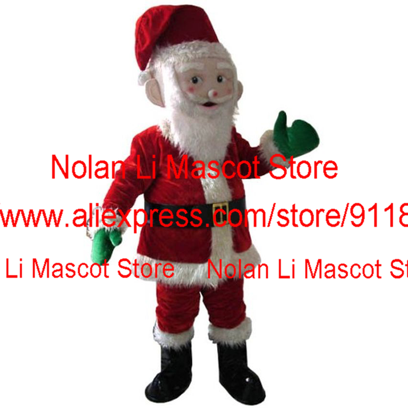 Santa Claus Cartoon Mascot Costume, Halloween, Páscoa Cosplay, Birthday Party, Holiday Celebration Gift, Alta qualidade, 660