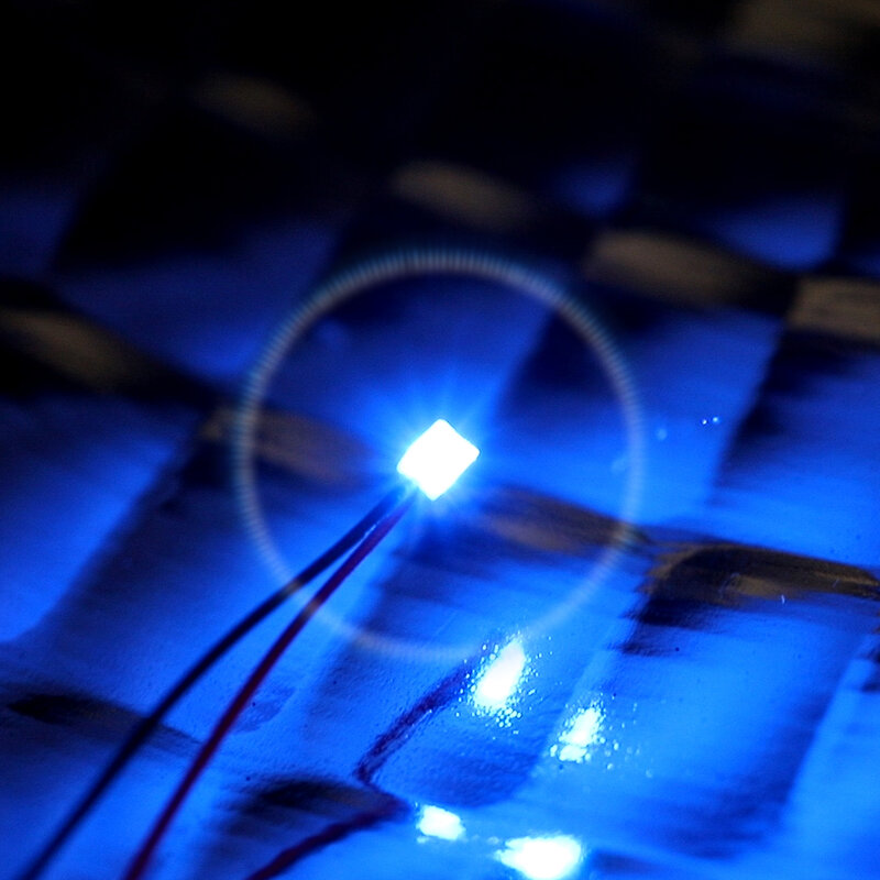 10 шт. SMD лампа проводная светодиодная 0402 0603 0805 1206 предварительно припаянный Micro Litz проводной чип 20 см 3 в железнодорожная модель сцены