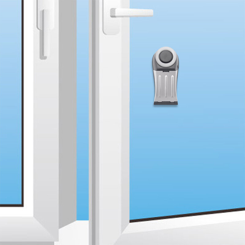 Alarm wibracyjny drzwi hotelowe korek okienny z migające światło urządzeniem zabezpieczającymi przed kradzieżą samotny samotny Alarm samoobrony dla kobiet