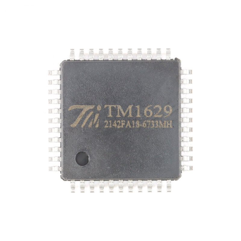 Оригинальный аутентичный патч, 5 шт., модель TM1629, LQFP-44 светодиодный, дисплей с диодами, IC-чип