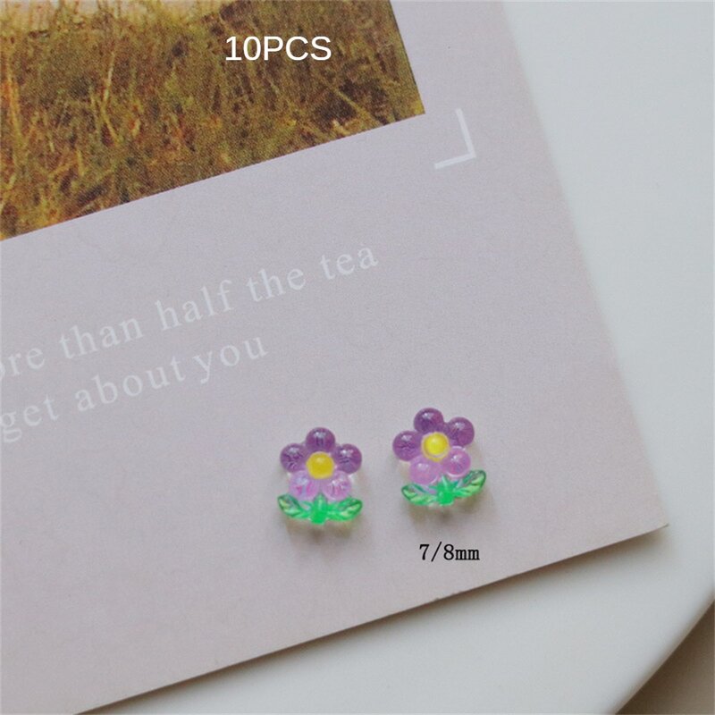 Resin Nail Art Accessories Resin Material Simple And Eye-catching Nail Decoration Stickers Sweet Style