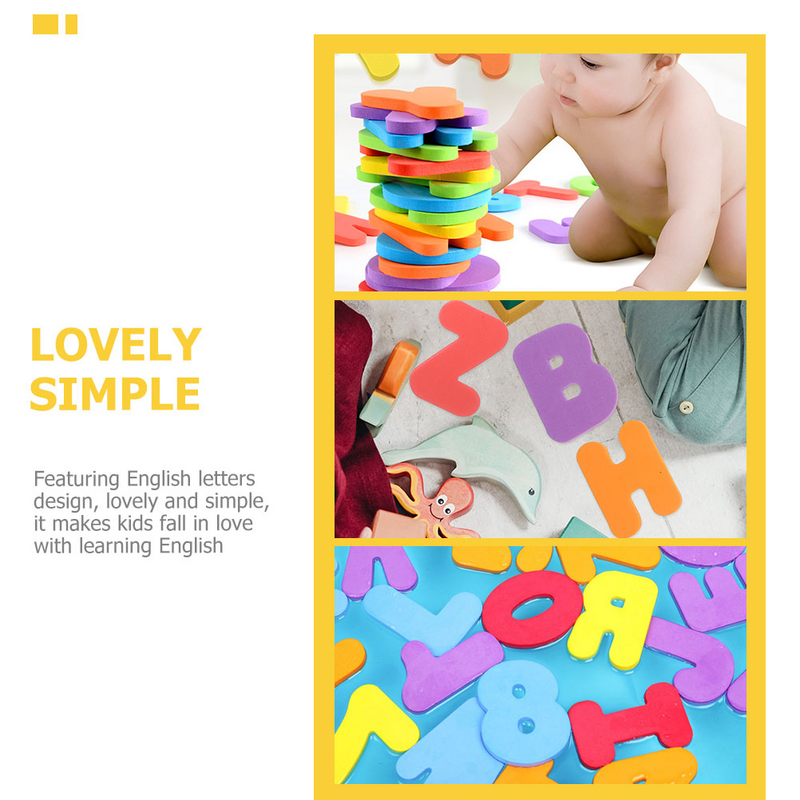 1 Set di adesivi educativi per alfabeto per bambini numero lettera cognizione giocattoli giocattoli educativi