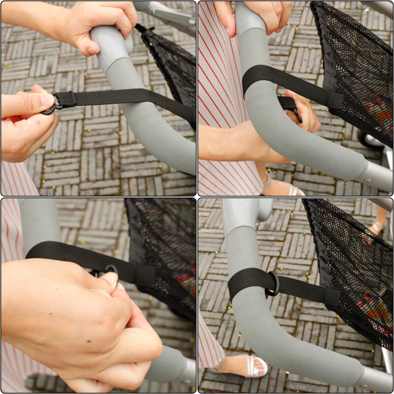 Torba do przechowywania wózka dziecięcego Torba do przechowywania wózka dziecięcego Uniwersalne akcesoria Torby siatkowe o dużej pojemności do przechowywania